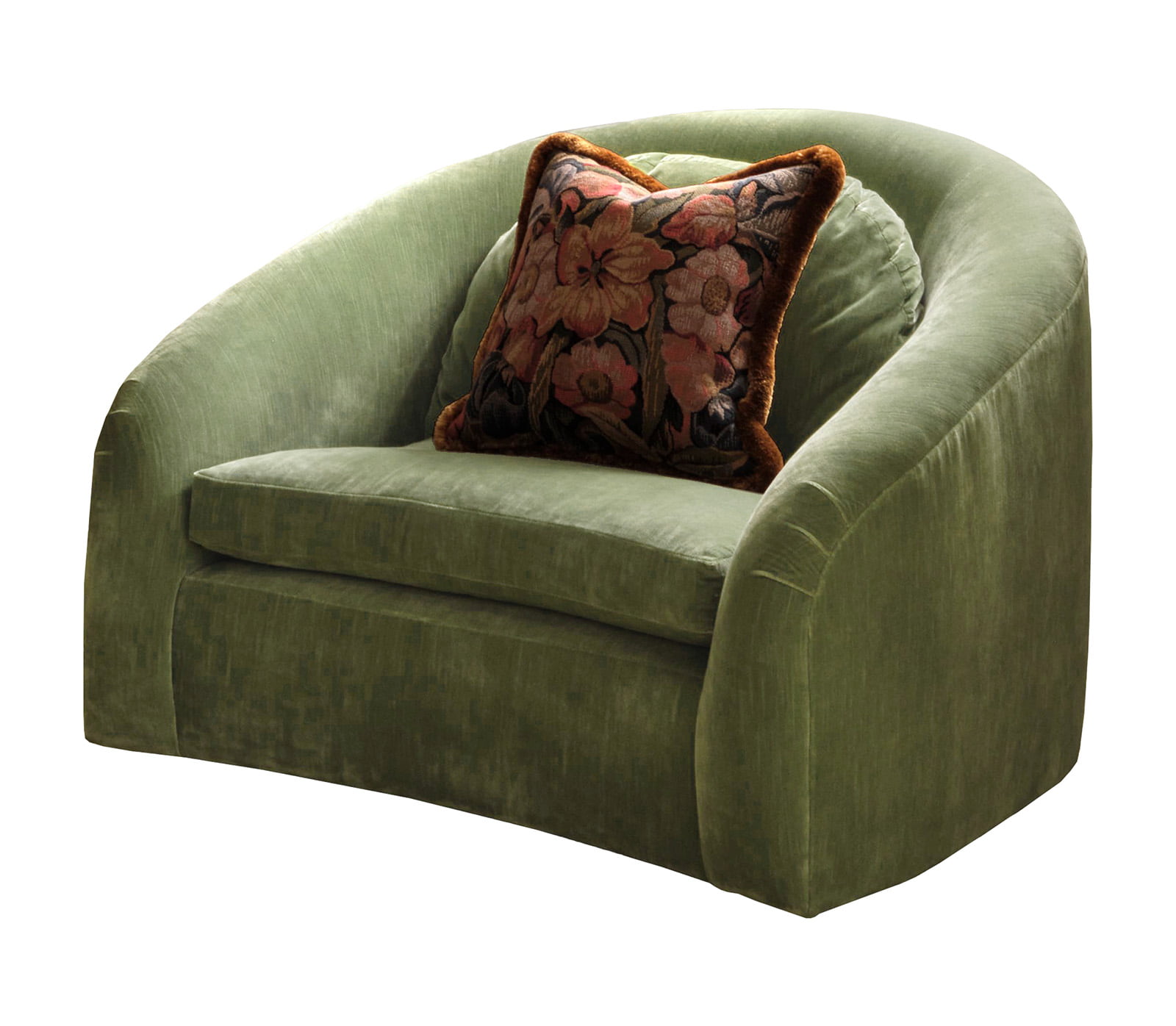 Trove Stella Swivel Chair BespokeFabric PierreFrey Murano Veronese StudioDuggan SarahGriggs Product